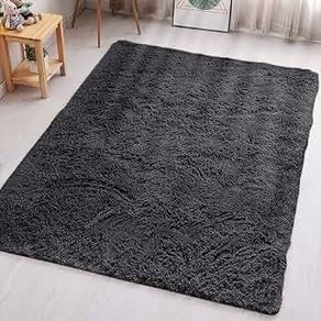 Homeware Fluffy Bedroom Rug Small Beige Area Rugs 50x80 cm for Living Room Plush Carpet Modern Soft Shaggy Pile Faux Fur Rug for Home