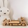 Wooden Truck and Car Toy Image 2
