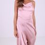 Blush pink cowl neck dress size 10 Image 5