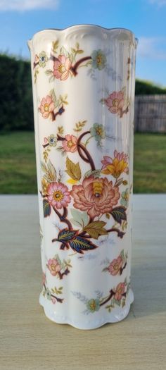 Royal Porzellan Bavaria KPM Germany Handarbeit cilinder vase