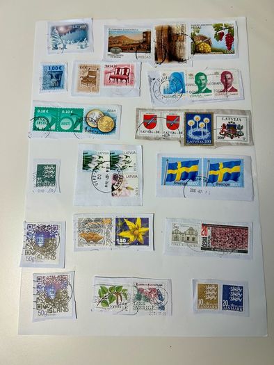 Used European stamps