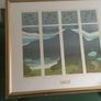 Lino relief print - Hastings Hotel commission - framed Image 3