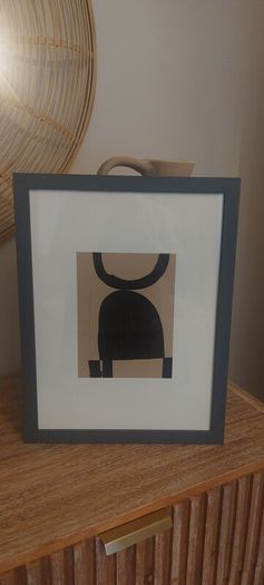 Modern Minimalist Abstract Framed Wall Art (43x33cm)