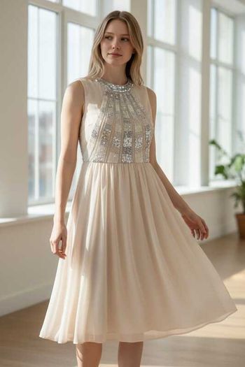 Cream Dress Size 14
