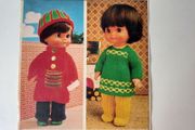 Knitting Pattern - Clothes for Dolls - 11 inch / 28 cm.