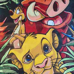 Lion king painting