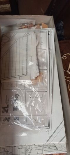 Antique Harvey 1847 Baltimore Clipper Model ship kit