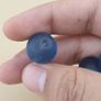 Antique African Style Light Blue Glass Lot of 6 Image 4