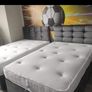 Brand New 3ft Single Divan Beds With Optional Drawers And Tufted Memory Foam Mattresses Instock. Multiple Headboard Designs Available Image 4