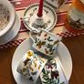 Portmeirion Botanic Garden Set of 3 Teacups - Drum Shape - Heartsease Pimpernel Broom Image 4