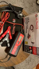 car & motorcycle battery charger 6V/12V