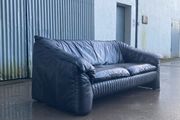 Mid Century Leather Sofa - The Vintage Furniture Warehouse and Showroom Open Saturday 20th June 12 til 4pm Eircode R95T227
