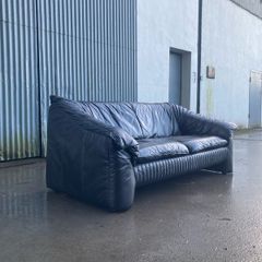 Mid Century Leather Sofa - The Vintage Furniture Warehouse and Showroom Open Saturday 16th May 12 til 4pm Eircode R95T227