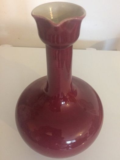 Antique 1960s Clay Decanter