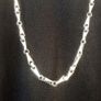 925 Sterling silver fancy link necklace heavy 79.5g Image 7