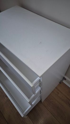 IKEA KULLEN 3-Drawer Chest - White