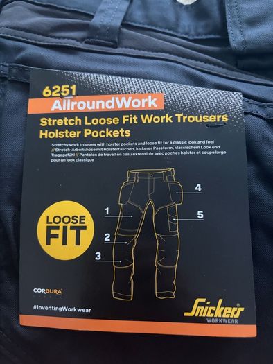 Snickers Workwear 6251 AllroundWork Stretch Loose Fit