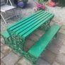 Stunning vintage child's picnic bench Image 2