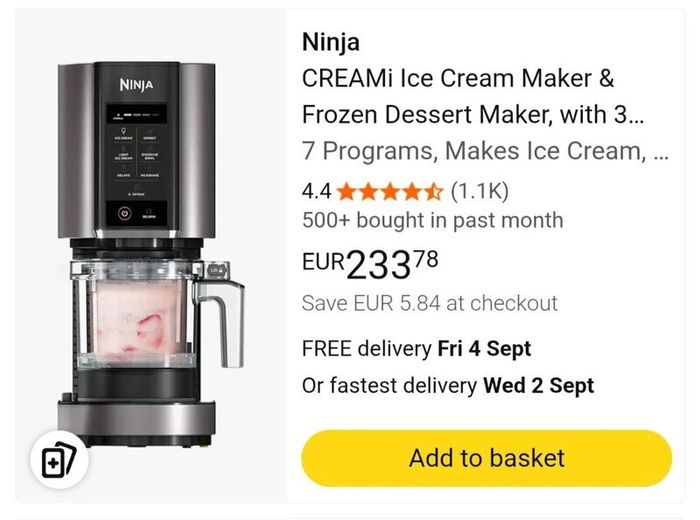 Ninja Ice Cream Maker
