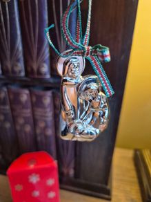 2015 Newbridge Silverware Holy Family Christmas Ornament (WY305), Silver Plated . Original Bag
