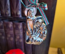 2015 Newbridge Silverware Holy Family Christmas Ornament (WY305), Silver Plated . Original Bag