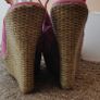 Pink Wedge Sandal, size 40 Image 3