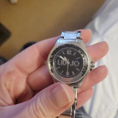 Liu Jo Women's Watch Silver & Black Stainless Steel
