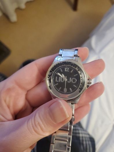 Liu Jo Women's Watch Silver & Black Stainless Steel