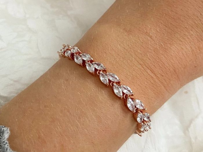 Crystal Rose Gold Bracelet