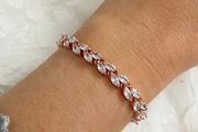 Crystal Rose Gold Bracelet