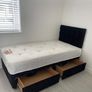 Brand New Stylish single Divan Beds.. Multiple Options Of Headboards. Tufted Memory Foam Mattresses Available. Drawers Storage Available Image 8