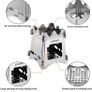 Camping Wood Stove Portable Wood Burning Stove Lightweight Alcohol Stove for Outdoor Cooking Backpacking Hiking Traveling Titanium Stainless Steel (FREE POSTAGE) Image 2