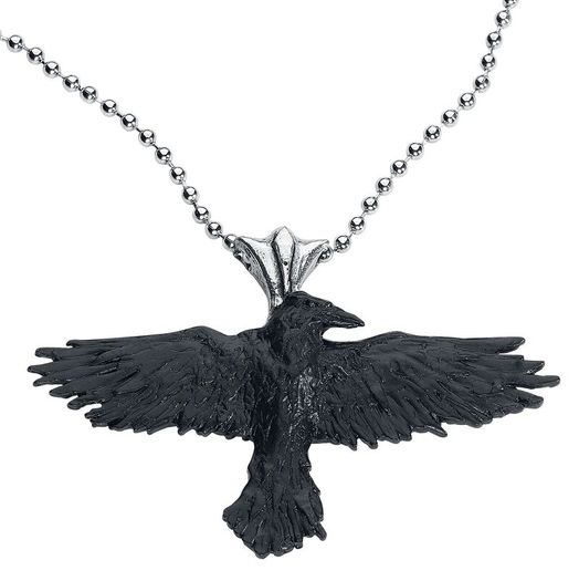 "Black Raven" Pendant by Alchemy Gothic (Brand New)