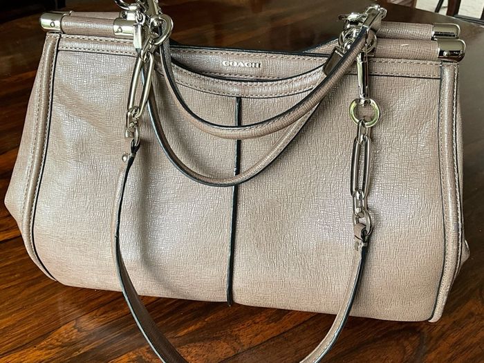 COACH  Brown Leather Satchel Handbag
