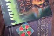 JRR Tolkien middle earth lore bundle: The Lord of the Rings official movie guide + Atlas of Tolkien's Middle Earth - Karen Wynn Fonstad
