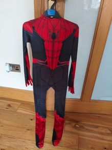 Kids all in one spiderman costume