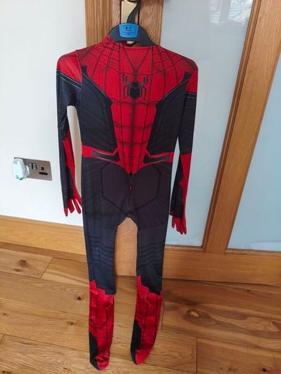 Kids all in one spiderman costume