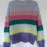 Maje Meussa Striped Knitted Jumper Image 7