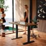 Standing Desk with USB Charging Port, 140 x 80 cm, 4 Preset Height Settings Image 9