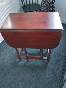 Mahogany Drop Leaf Table