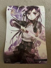 Double sided poster featuring the Isolator and Sword Art Online Fatal Bullet