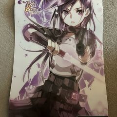Double sided poster featuring the Isolator and Sword Art Online Fatal Bullet
