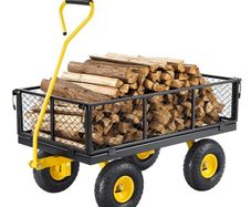 Heavy Duty Garden Cart with 408kg Load Capacity