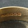 Old Irish ring- band  18k 750 Image 5