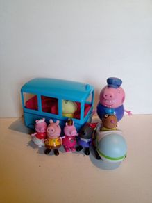 Peppa Pig Lot Including Bus and Pedro Pony
