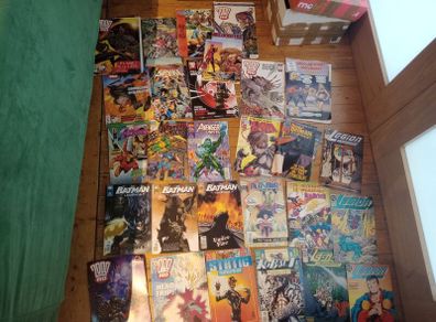 large comic collection marvel, DC, 200AD, judge dredd