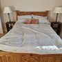 Wooden Double Bed Frame and Mattress