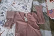 beige knit top from river island