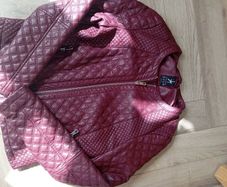 Faux Leather bomber jacket