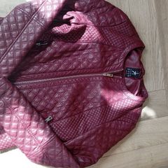 Faux Leather bomber jacket